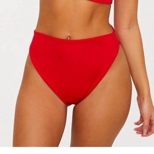 High waisted bikini bottoms